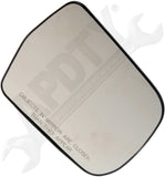 APDTY 67550 Non-Heated Plastic Backed Mirror Right