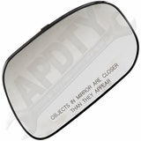 APDTY 67551 Heated Plastic Backed Mirror Right