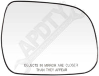 APDTY 67586 Replacement Glass - Plastic Backing