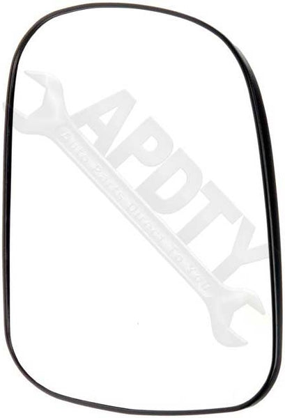 APDTY 67587 Side View Mirror Replacement Glass Power w/Heat Fits Left-Driver