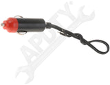 APDTY 67591 Lighter Power Plug W/ 12 Volt Connectibility