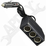 APDTY 67595 Lighter Receptacle 1 To 3 Wires