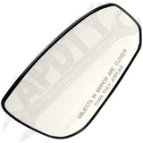 APDTY 67612 Heated Plastic Backed Mirror Right
