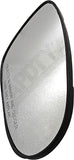 APDTY 67636 Non-Heated Plastic Backed Mirror Right