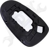 APDTY 67636 Non-Heated Plastic Backed Mirror Right