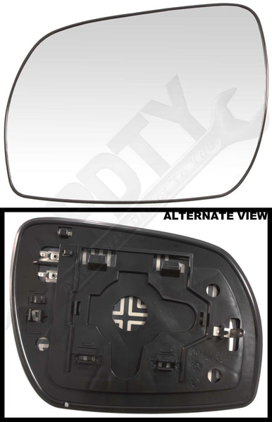 APDTY 67661 Side View Mirror Replacement Glass; Left