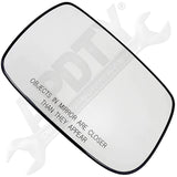 APDTY 67742 Non-Heated Plastic Backed Mirror Right