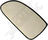 APDTY 67753 Non-Heated Plastic Backed Mirror Left
