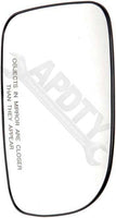 APDTY 67768 Replacement Glass - Plastic Backing Replaces 876210W000