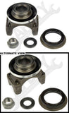 APDTY 708611 Rear Differential To Driveshaft Pinion Yoke Seal & Nut Solves Clunk
