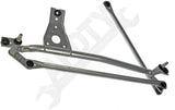 APDTY 713412 Windshield Wiper Transmission Metal Linkage Assembly Fits 01-06