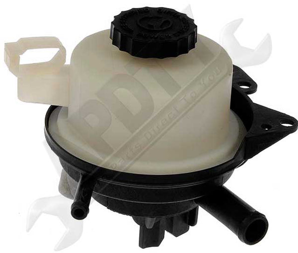 APDTY 714045 Power Steering Fluid Plastic Bottle Reservoir w/ Cap