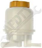 APDTY 714048 Power Steering Fluid Plastic Bottle Reservoir w/Cap