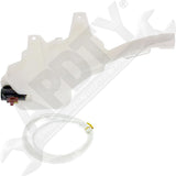 APDTY 714208 Windhield Washer Fluid Reservoir Plastic Bottle W/ Pump