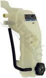 APDTY 714210 Coolant Reservoir Fluid Overflow Bottle Housing With Cap & Hose