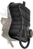 APDTY 714233 Coolant Reservoir Fluid Overflow Plastic Bottle Housing w/ Cap