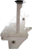 APDTY 714260 Windshield Wiper Washer Fluid Reservoir Bottle Housing w/Pump & Cap