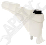 APDTY 714324 Coolant Water Overflow Degas Plastic Reservoir Bottle With Cap
