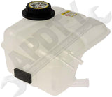 APDTY 714327 Coolant Reservoir Plastic Fluid Overflow Bottle w/ Cap
