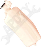 APDTY 714439 Coolant Reservoir Fluid Overflow Plastic Bottle Housing w/ Cap