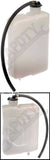 APDTY 714531 Coolant Reservoir Fluid Overflow Plastic Bottle Housing w/ Cap