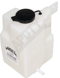 APDTY 714618 Coolant Reservoir Fluid Overflow Plastic Bottle Housing w/ Cap
