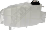 APDTY 7146212 Coolant Reservoir Fluid Overflow Plastic Bottle Housing W/ Cap