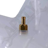 APDTY 7146313 Coolant Reservoir Fluid Overflow Plastic Bottle Housing w/ Cap