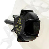 APDTY 7146514 Coolant Reservoir Fluid Overflow Plastic Bottle Housing w/ Cap