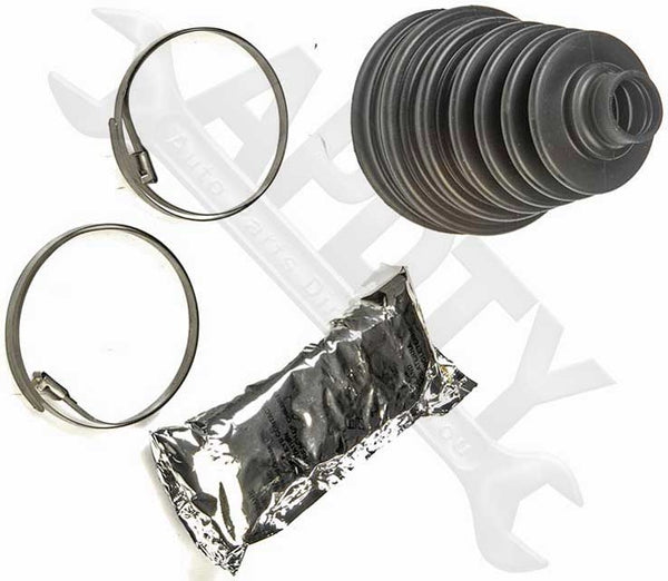 APDTY 725112 Uni-Fit C.V. Joint Boot Kit Outer up to 3.58 In. Diameter