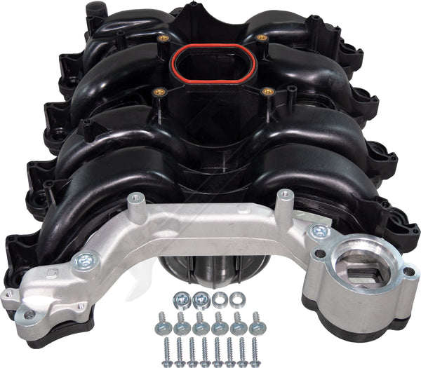 APDTY 726286 Intake Manifold Kit w/Gaskets & Thermostat Improved Aluminum Design