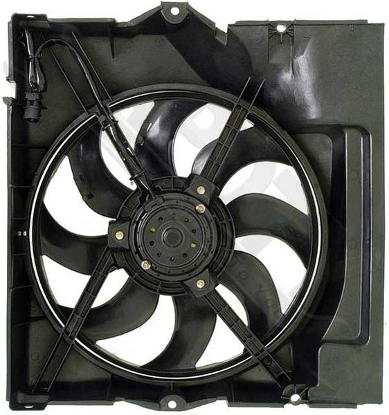 APDTY 731011 Condenser Fan Assembly Without Controller Replaces 64508364093