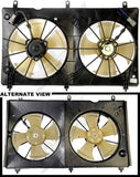APDTY 731368 Dual Radiator & AC Condenser Cooling Fan Assembly