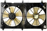 APDTY 731368 Dual Radiator & AC Condenser Cooling Fan Assembly