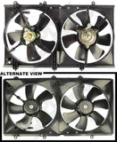 APDTY 731444 Dual Radiator & AC Condenser Cooling Fan Assembly
