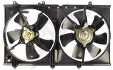 APDTY 731444 Dual Radiator & AC Condenser Cooling Fan Assembly