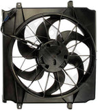 APDTY 731586 Radiator Cooling Fan Motor & Blade Assembly (3-Pin Wire Connector)
