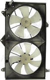 APDTY 731656 Dual Radiator & AC Condenser Cooling Fan Assembly