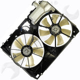 APDTY 731664 Dual Radiator & AC Condenser Cooling Fan Assembly