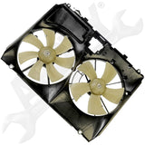 APDTY 731664 Dual Radiator & AC Condenser Cooling Fan Assembly