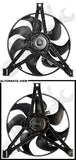 APDTY 731715 Radiator Cooling Fan Assembly, Left