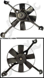 APDTY 731723 Radiator Cooling Fan Assembly, Left