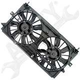 APDTY 731727 Dual Radiator Cooling Fan Assembly 00-03 Chevy Monte Carlo & Impala