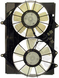 APDTY 731811 Radiator & Condenser Dual Cooling Fan Assembly 01-03 Rodeo AT 4-Cyl