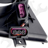 APDTY 731884 Radiator/Condenser Cooling Fan Assembly w/ Motor(s) Shroud & Blade