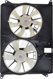 APDTY 731926 Radiator Dual Cooling Fan Assembly Compatible w/ 2008-2014 Tribeca