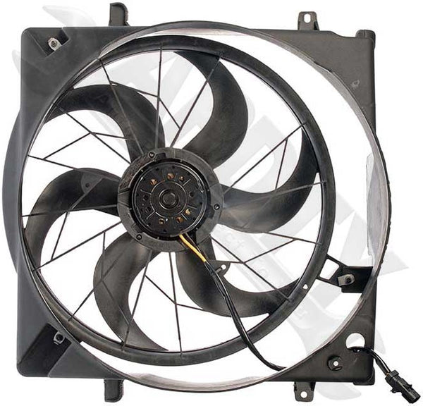 APDTY 732129 Radiator Cooling Fan Assembly, Left