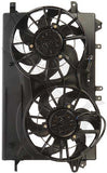 APDTY 732277 Radiator & AC Condenser Cooling Fan Motor Blade Shroud Assembly