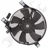 APDTY 732288 AC Condenser Cooling Fan, Fan Motor, Blade, Shroud Assembly, Right