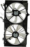 APDTY 732522 Cooling Fan Assembly -Dual Radiator/Condenser Replaces 16361-0H090)